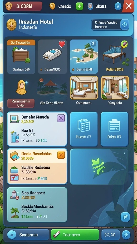 Tampilan menu utama permainan 5ZK yang menarik.