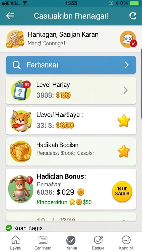 Tampilan antarmuka yang menarik dan intuitif.