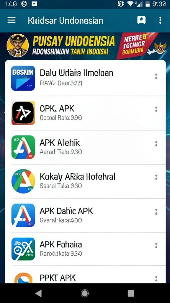 Tampilan utama permainan dengan karakter yang menakjubkan.