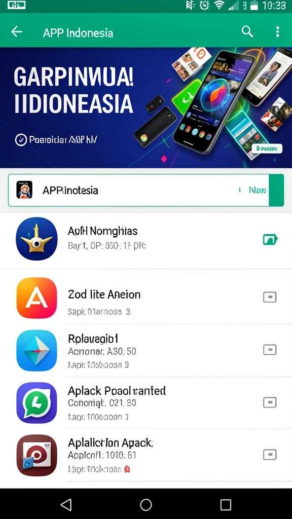 Tampilan antarmuka game yang menarik.
