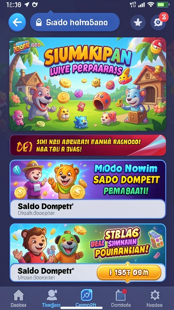 Cuplikan saat menjelajahi level baru.