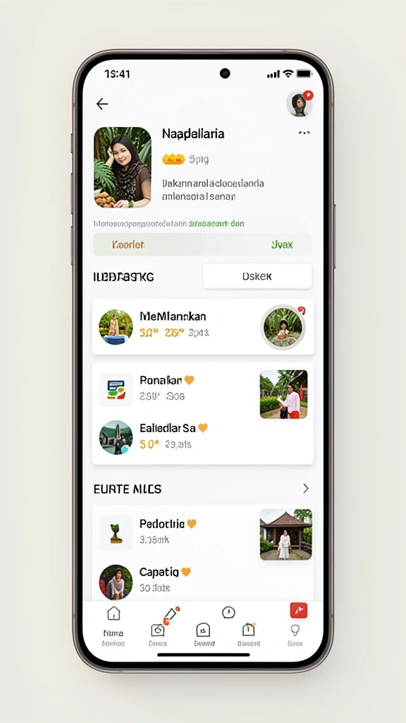Tampilan awal ARWANATOTO yang menarik dengan menu intuitif.