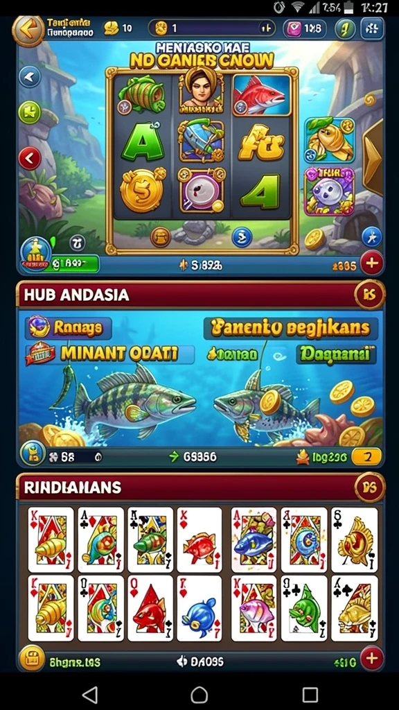 Ragam permainan yang tersedia menambah keseruan bermain.