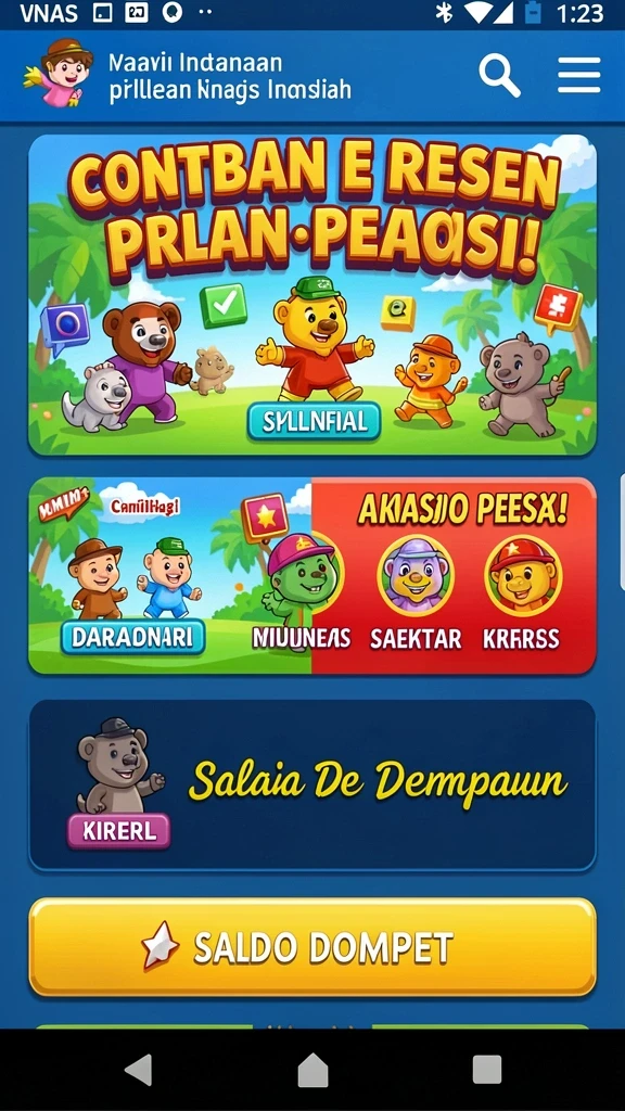 Beragam permainan judi yang adiktif.
