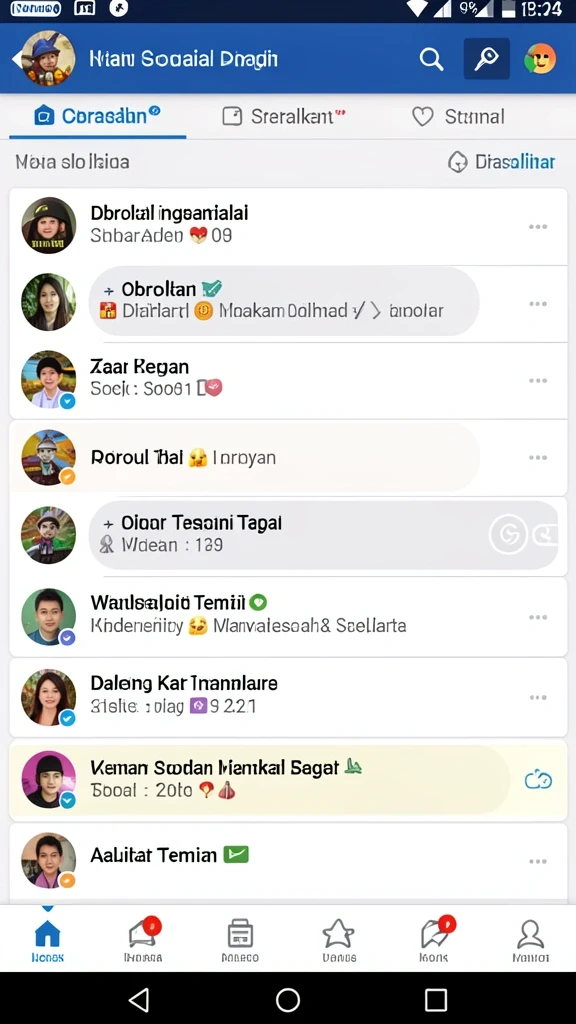 Grafis permainan AYUWIN yang memukau dan penuh warna.