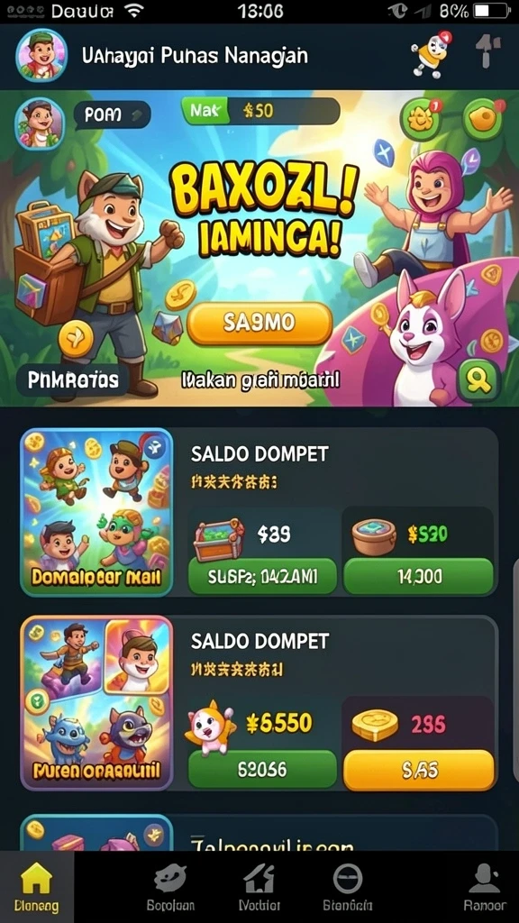 Bonus selamat datang yang menggiurkan bagi pengguna baru.