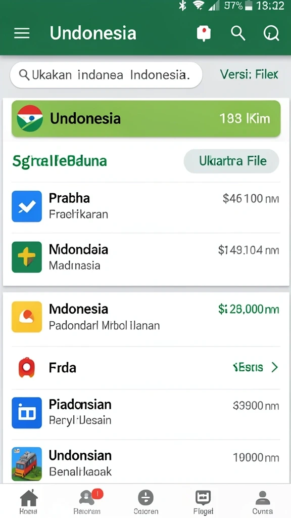 Tampilan antarmuka yang mudah dinavigasi.