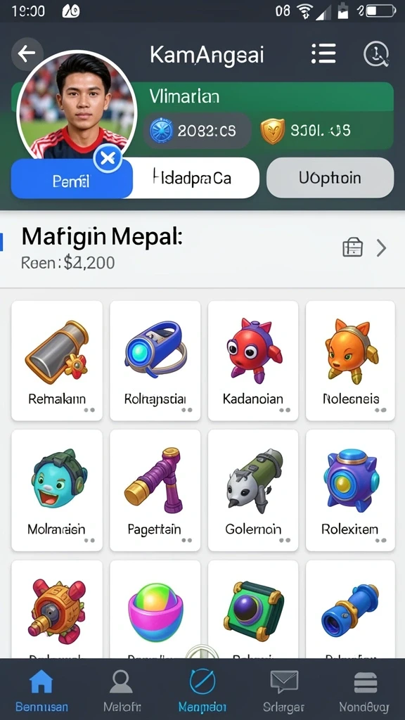 Meja permainan yang ramai dengan pemain dari berbagai negara.