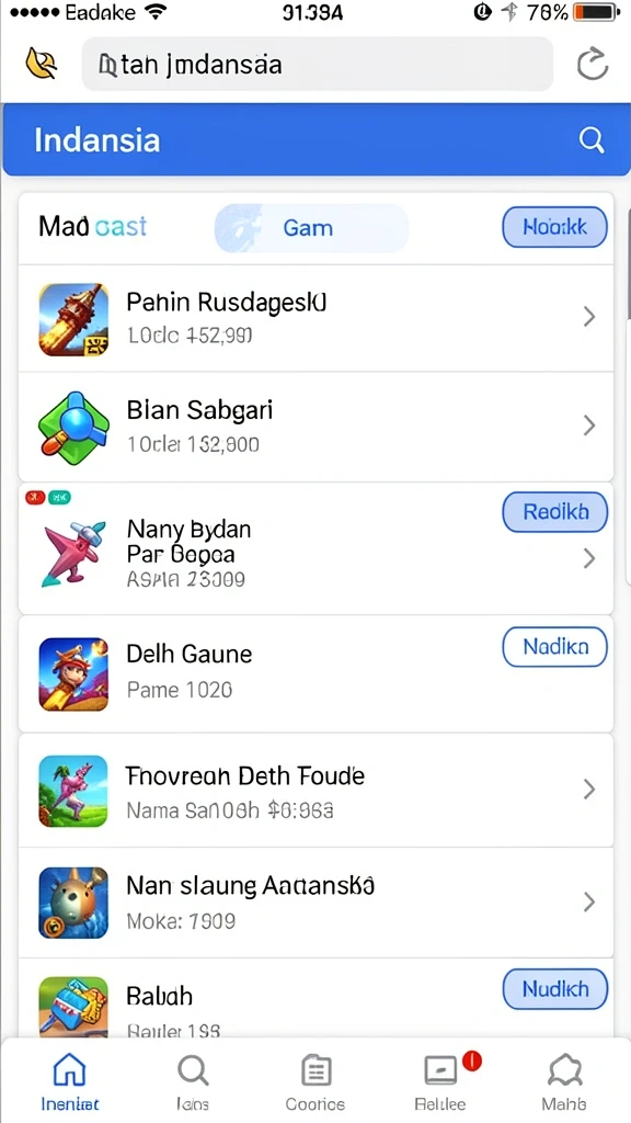 Contoh karakter unik yang bisa dimainkan.