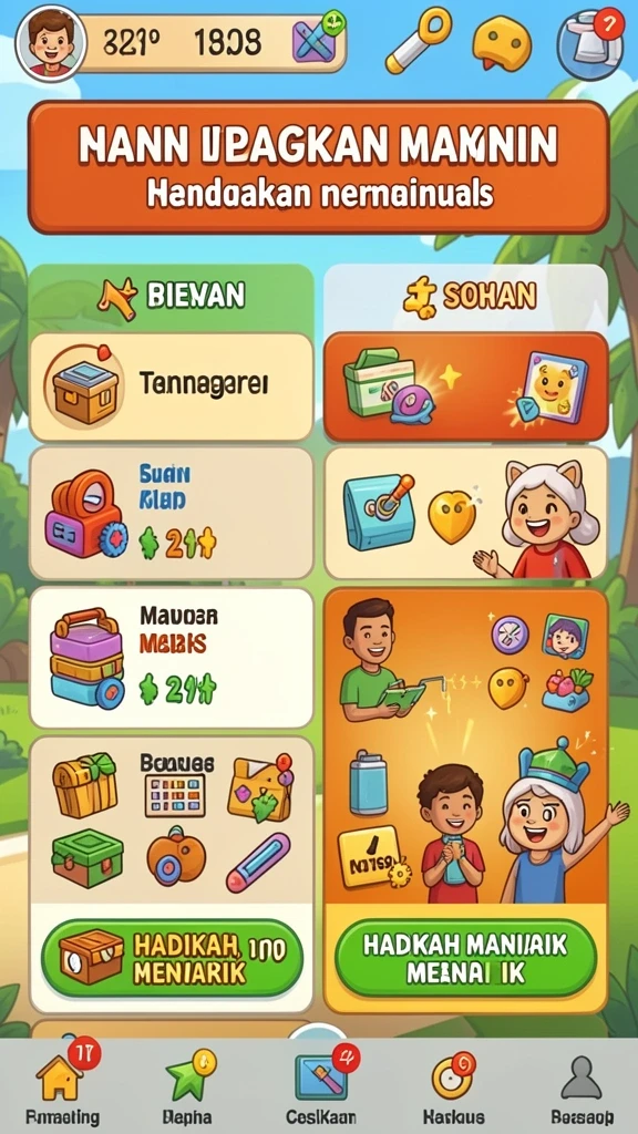 Karakter yang dapat disesuaikan sesuai kemauan.