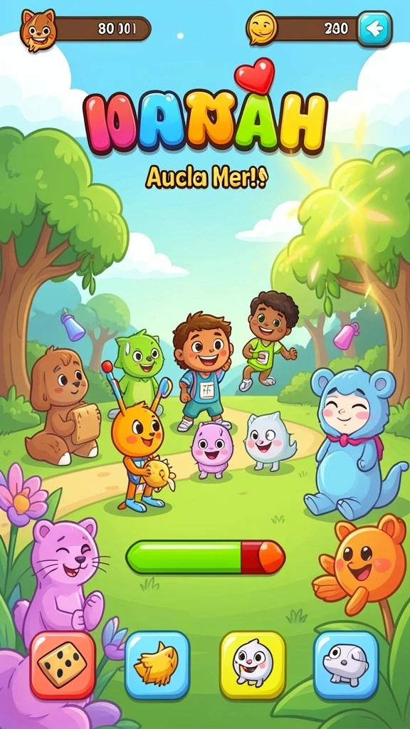 Screenshot menampilkan antarmuka permainan yang ramah pengguna.