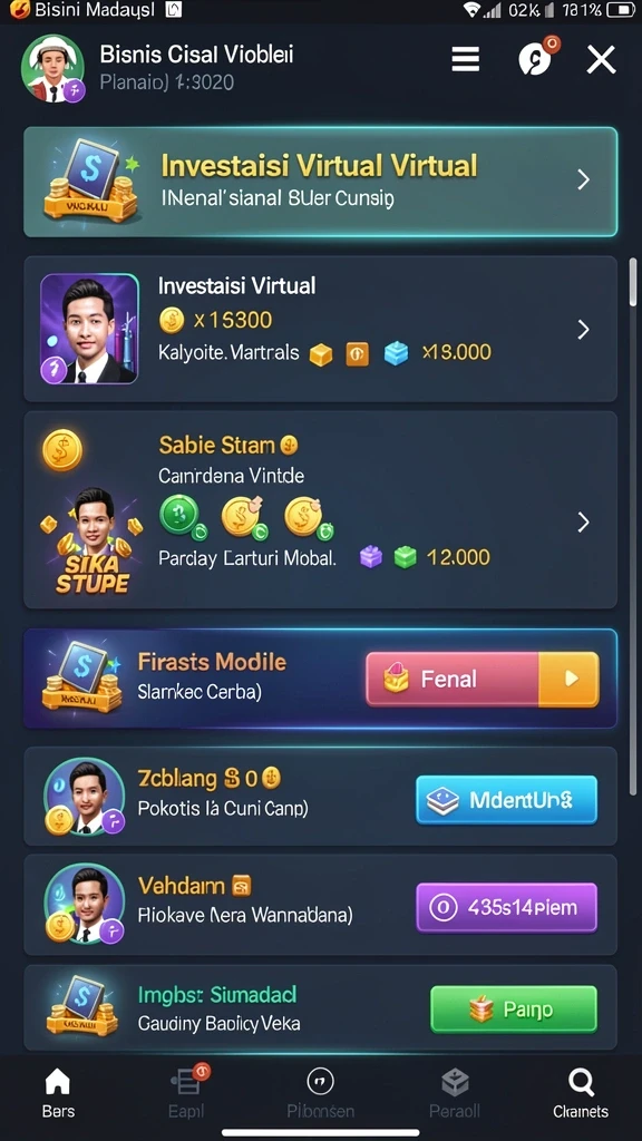 Tangkapan layar mode permainan baru yang seru.