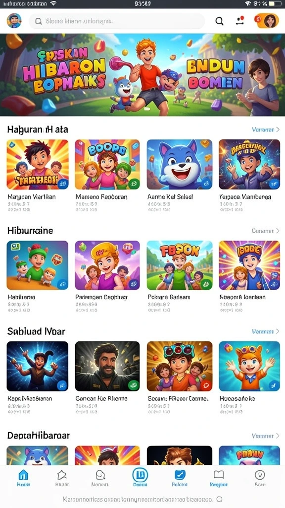 Level yang menantang dan penuh rintangan.