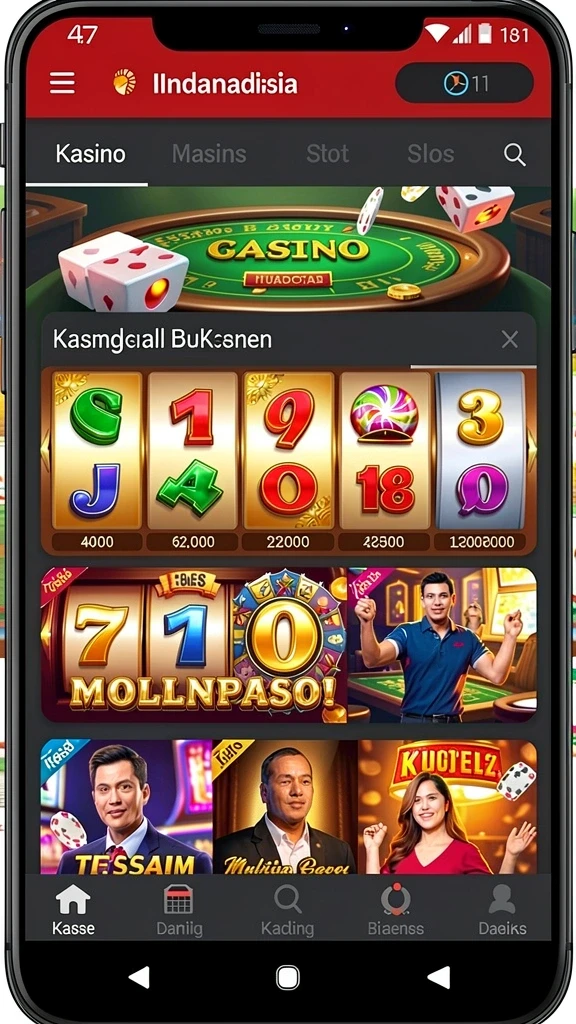 Pemandangan level yang indah dengan tantangan yang menanti.
