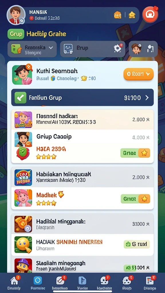Mode permainan yang bervariasi untuk semua pemain.