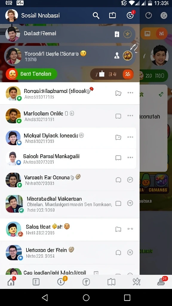 Tampilan peta yang indah dalam permainan LANGIT99.