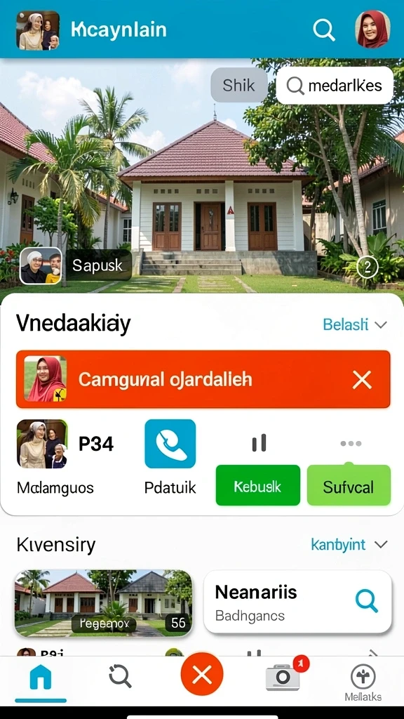 Fitur sosial yang membuat permainan lebih seru.