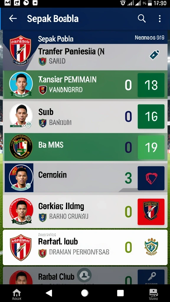 Tampilan antarmuka yang user-friendly.