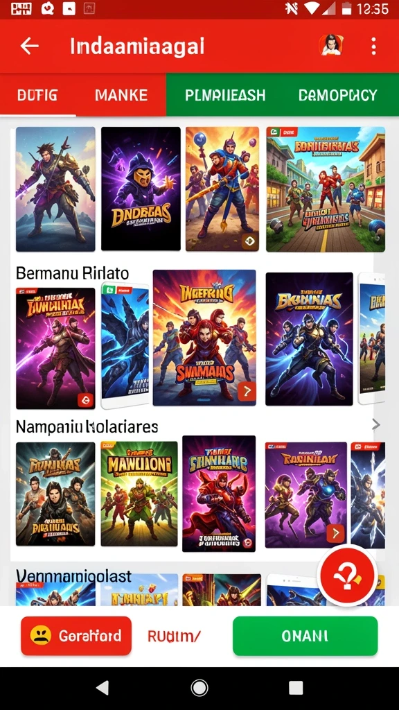 Tangkapan layar ketiga memperlihatkan pertempuran melawan monster.