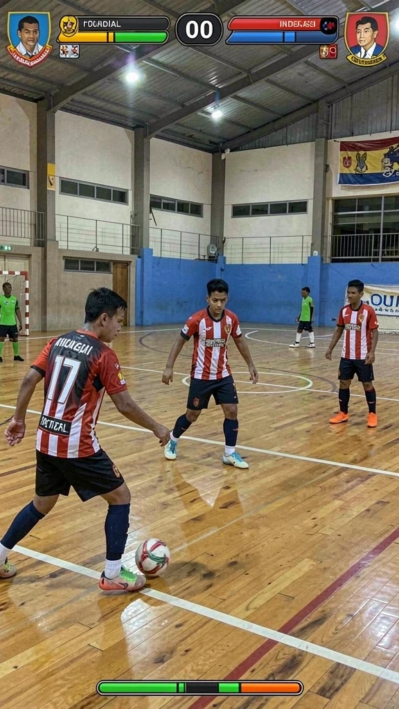 Tangkapan layar menampilkan karakter utama dalam aksi.