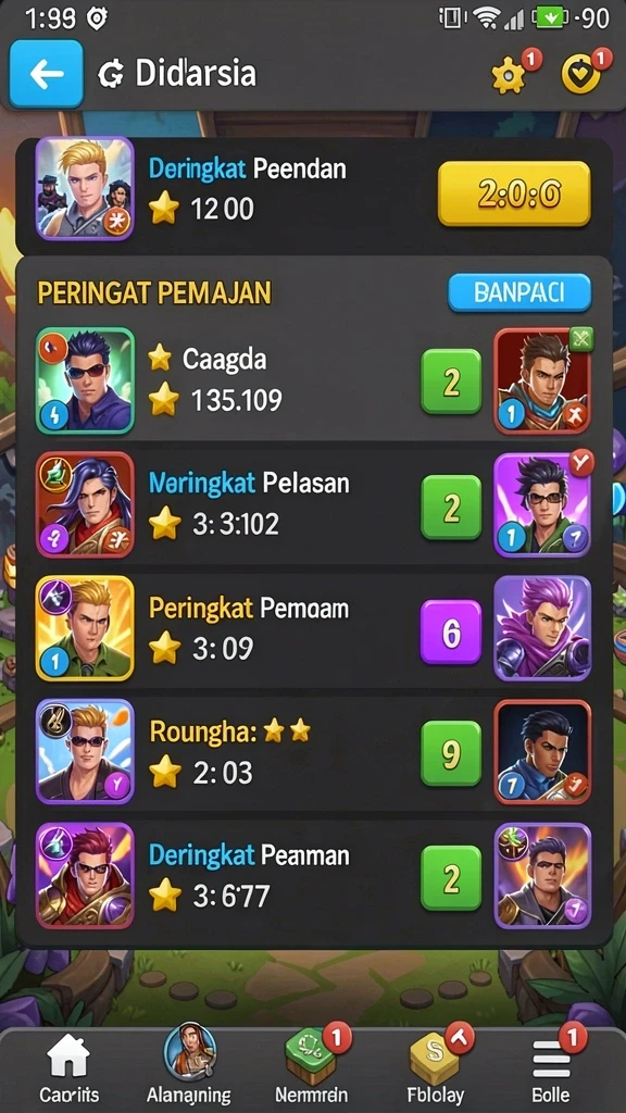 Tampilan grafis yang memukau dan penuh warna.