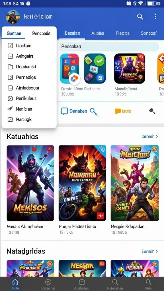 Tangkapan layar aksi mendebarkan dalam pertempuran.