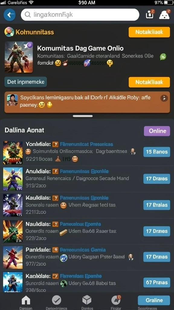 Gameplay yang mendebarkan dan penuh aksi.