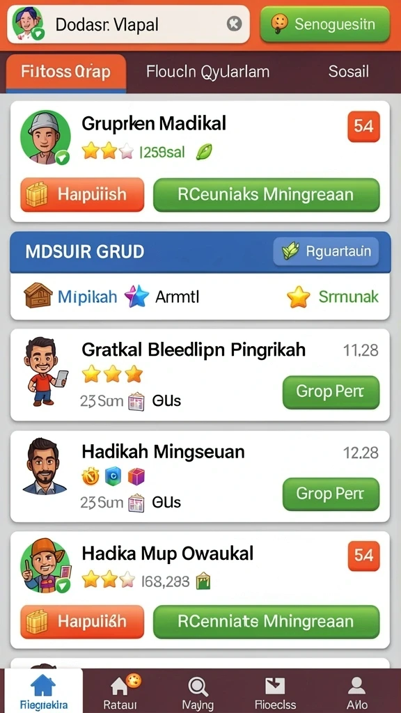 Tampilan antarmuka yang ramah pengguna.