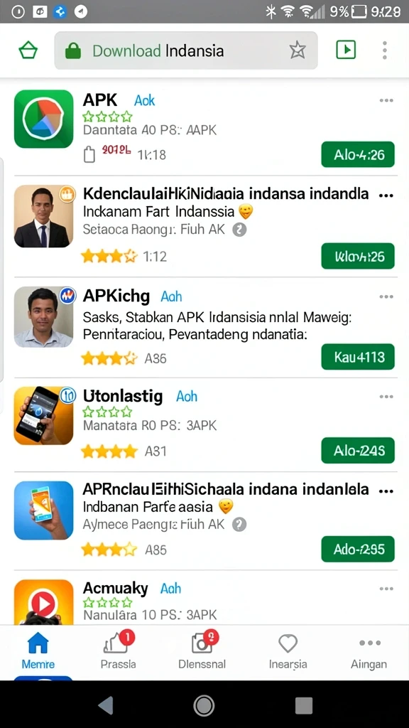 Berbagai karakter unik yang bisa dipilih.