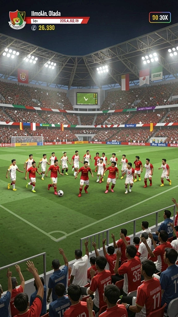 Tampilan karakter yang bisa disesuaikan.
