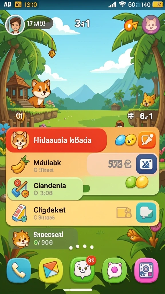 Berbagai pilihan permainan yang menarik untuk dicoba.