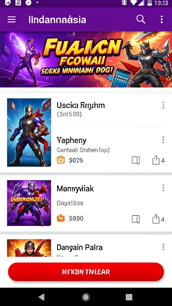 Pertarungan seru melawan musuh yang menantang.