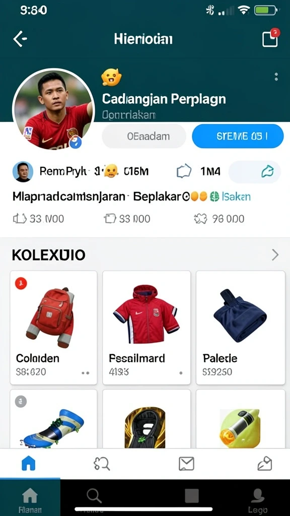 Screenshot komunitas chat untuk interaksi antar pengguna.
